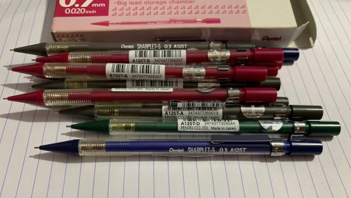 Bút chì bấm chính hãng Pentel Sharplet A125T 0.5mm