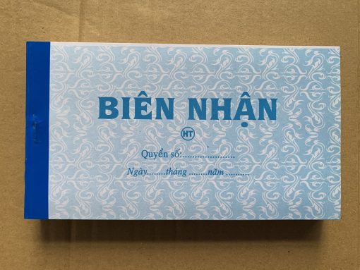 Biên nhận 1 liên - 10.5 x 19 cm ( 50 tờ )