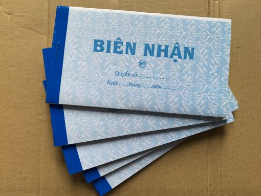 Biên nhận 1 liên - 10.5 x 19 cm ( 50 tờ )