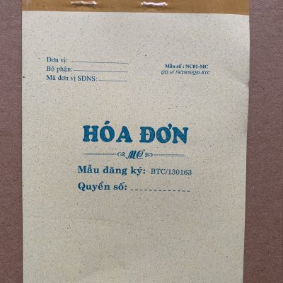 Hoá đơn 3 liên - 12.5x18.5 cm (90 tờ )