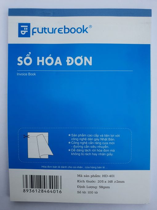 Hoá Đơn Bán Lẻ 1 Liên - 100 Tờ ( A5 )