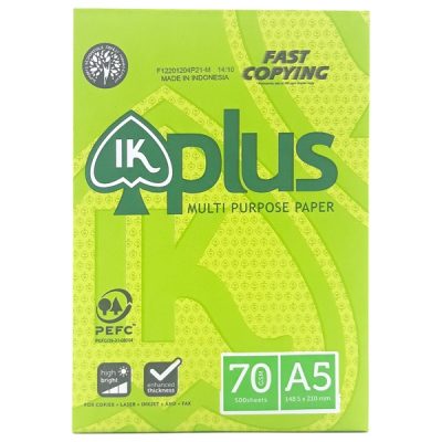 Giấy in IK Plus 70gsm khổ A5 - 500 tờ