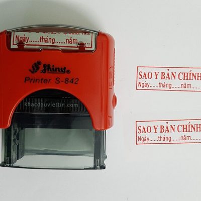 Mộc dấu Shiny- Sao Y Bản Chính