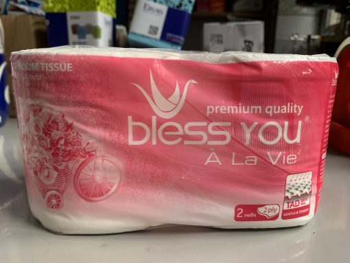 2 cuộn khăn giấy lụa BLESS YOU À LA VIE 2 lớp