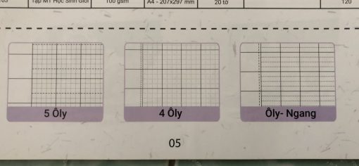 Tập học sinh 96 trang / 200 trang ĐL 70gsm (4 ô ly) - FUTUREBOOK