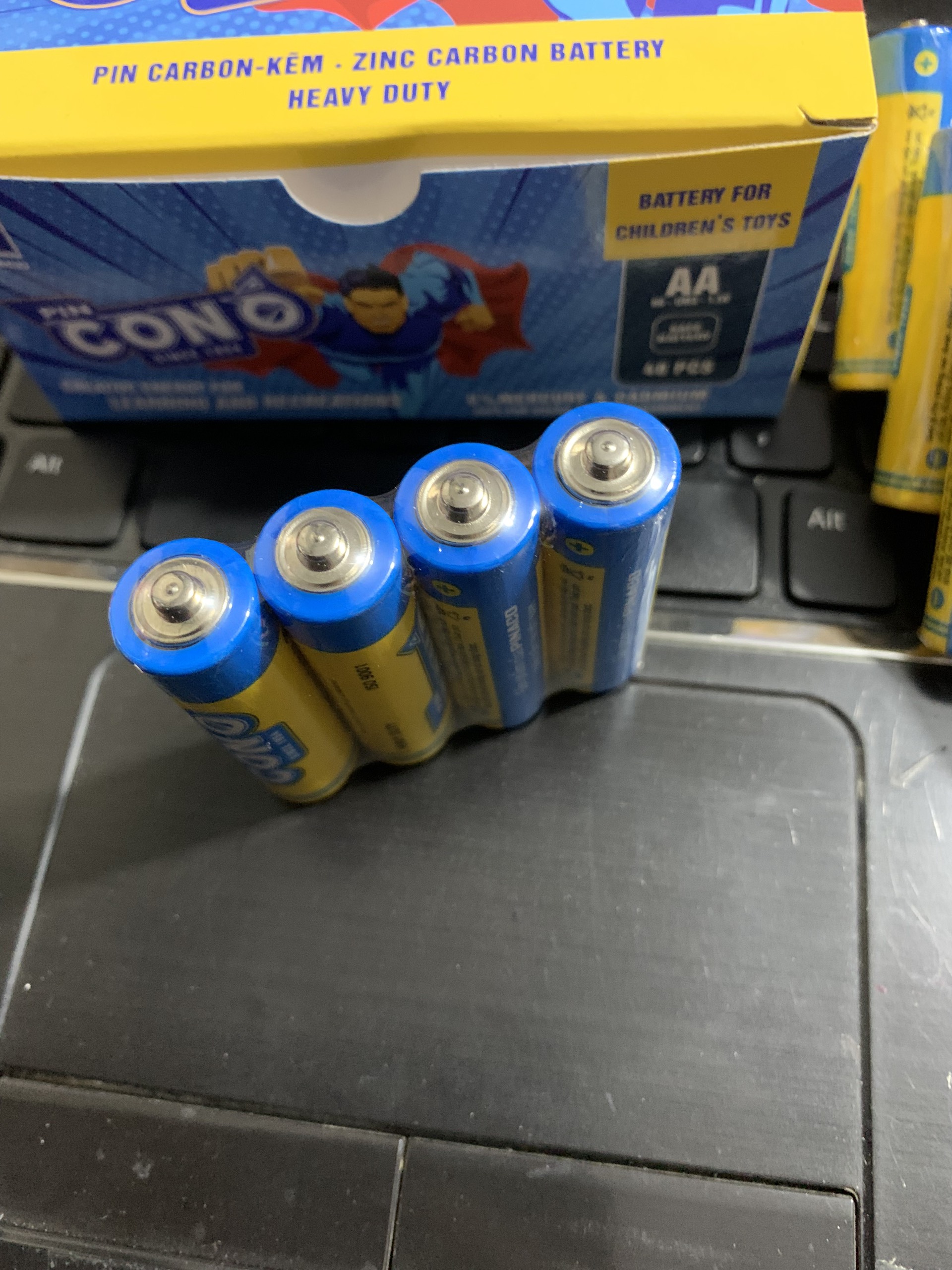 Vĩ 4 viên Pin CON Ó 2A (AA) - Văn Phòng Phẩm - Dụng cụ Văn Phòng giá rẻ ...