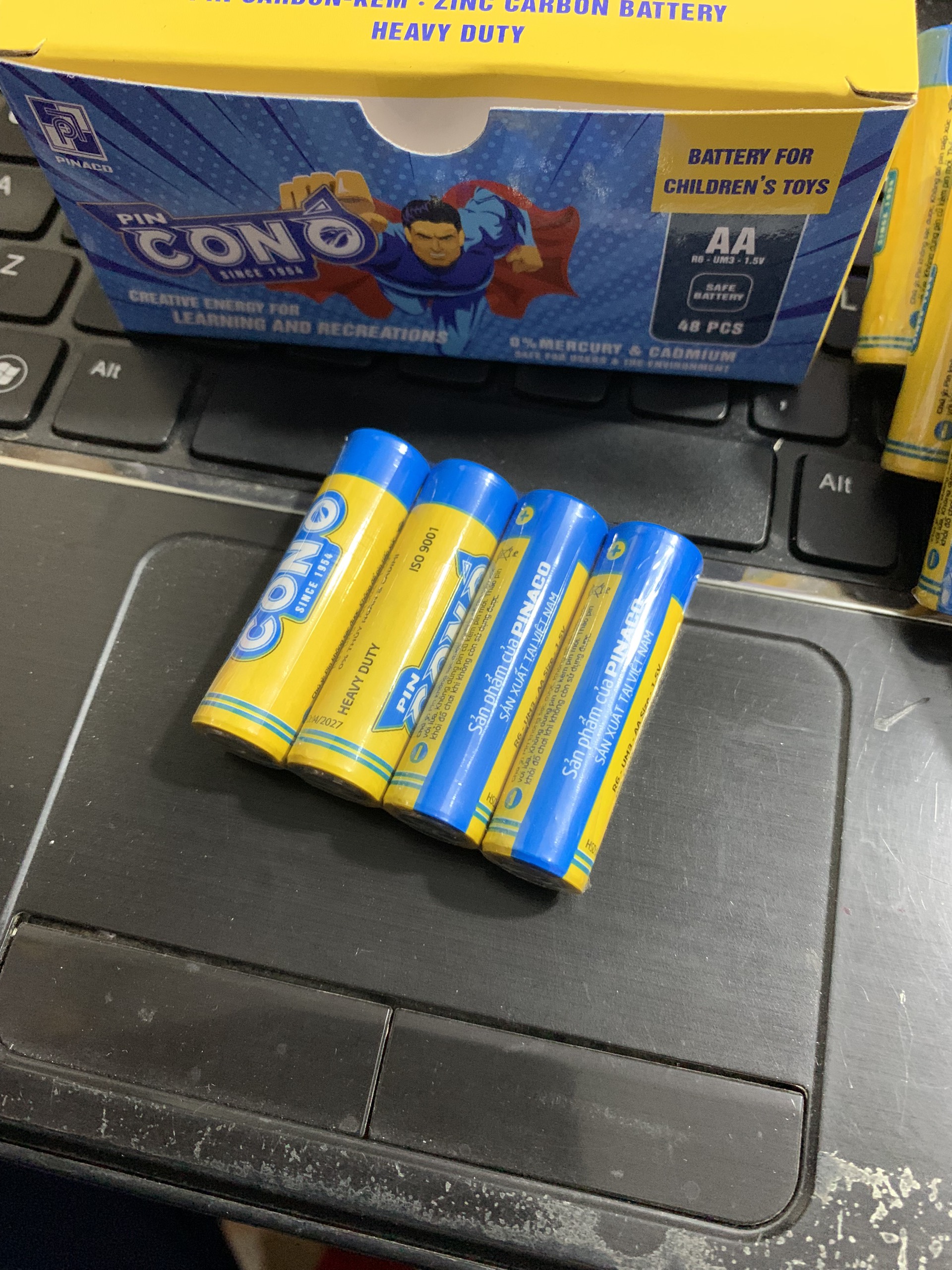 Vĩ 4 viên Pin CON Ó 2A (AA) - Văn Phòng Phẩm - Dụng cụ Văn Phòng giá rẻ ...