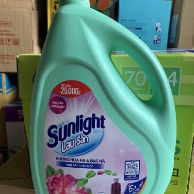 Nước Lau Sàn Sunlight Hương Hoa Hạ và bạc hà 1kg / 3.6kg