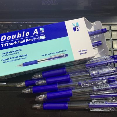 Hộp 12 bút bi Double A TriTouch 0.7mm - DBP 107