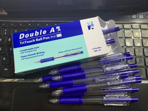 Hộp 12 bút bi Double A TriTouch 0.7mm - DBP 107