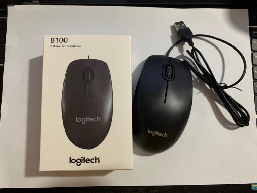 Chuột Máy Tính Logitech B100 Có Dây